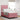 Pat cu arc LED cu saltea cu headboard Roz 100 x 200 cm Catifea