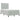 Pat cu arc LED cu saltea Gri deschis 120 x 200 cm Catifea