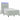 Pat cu arc LED cu saltea Gri deschis 120 x 200 cm Catifea