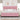 Pat cu arc LED cu saltea cu headboard Roz 200 x 200 cm Catifea