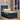 Pat cu arc LED cu headboard Albastru închis 80 x 200 cm Catifea
