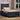 Pat cu arc LED cu headboard Gri închis 120 x 190 cm Catifea