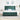 Pat cu arc LED cu headboard Verde închis 180 x 200 cm Catifea