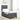 Pat cu arc LED cu headboard Gri închis 80 x 200 cm Catifea