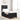 Pat cu arc LED cu headboard Negru 80 x 200 cm Catifea