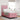 Pat cu arc LED cu headboard Roz 80 x 200 cm Catifea