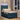 Pat cu arc LED cu headboard Albastru închis 90 x 200 cm Catifea