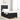 Pat cu arc LED cu headboard Negru 100 x 200 cm Catifea