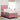 Pat cu arc LED cu headboard Roz 100 x 200 cm Catifea