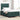 Pat cu arc LED cu headboard Verde închis 120 x 200 cm Catifea