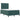 Pat cu arc LED cu headboard Verde închis 120 x 200 cm Catifea
