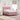 Pat cu arc LED cu headboard Roz 140 x 200 cm Catifea