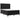 Pat cu arc LED cu headboard Negru 160 x 200 cm Catifea