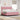 Pat cu arc LED cu headboard Roz 200 x 200 cm Catifea