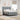 Pat cu arc LED cu headboard Gri deschis 140 x 190 cm țesătură