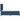 Pat cu arc LED cu headboard albastru 80 x 200 cm țesătură