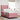 Pat cu arcuri cu benzi LED cu headboard Roz 90 x 200 cm Catifea