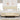 Pat cu arcuri cu headboard Crem 200 x 200 cm țesătură