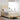 Pat cu arcuri cu pernă cu headboard Crem 200 x 90 cm țesătură