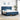 Pat cu arcuri cu headboard albastru 200 x 200 cm țesătură