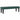 Pat cu arcuri cu headboard Verde închis 190 x 120 cm Catifea