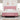 Pat cu arcuri cu headboard Roz 200 x 180 cm Catifea