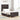 Cadru de pat cu headboard Maro închis 90 x 200 cm țesătură