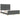 Cadru de pat cu headboard Gri închis 140 x 200 cm țesătură