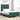 Pat cu arcuri cu headboard Verde închis 120 x 200 cm Catifea
