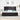 Pat cu arcuri cu headboard Negru 200 x 200 cm Catifea