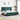 Pat cu arcuri cu headboard Verde închis 200 x 200 cm Catifea
