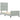 Pat cu arcuri cu headboard Gri deschis 80 x 200 cm Catifea