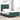 Pat cu arcuri cu headboard Verde închis 120 x 190 cm Catifea