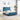 Pat cu arcuri cu headboard Albastru închis 140 x 190 cm Catifea