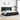 Pat cu arcuri cu headboard Negru 200 x 200 cm Catifea