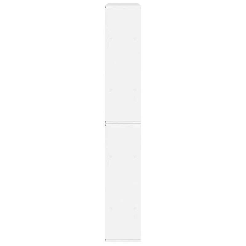 Dulapuri laterale 6 buc ODDA alb 40x24x79 cm lemn masiv de pin