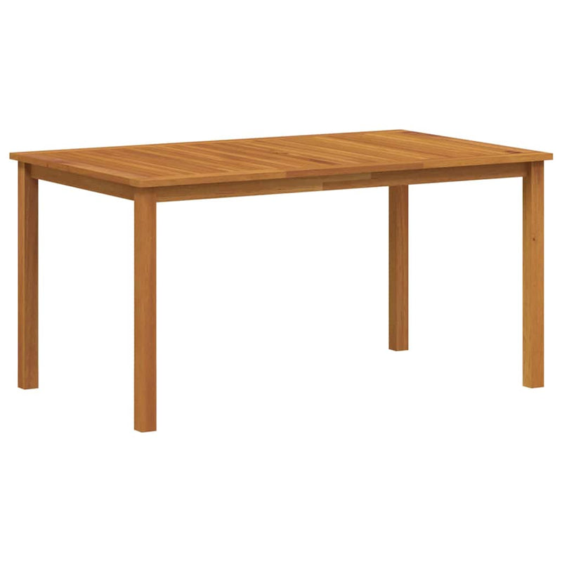Set de masă pentru grădină 5 buc. Negru Lemn Solid de Acacia