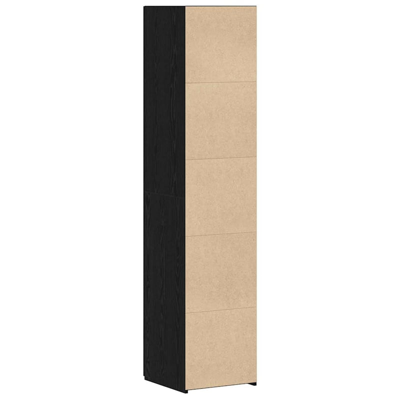 Bufet Stejar Negru 40 x 42,5 x 185 cm