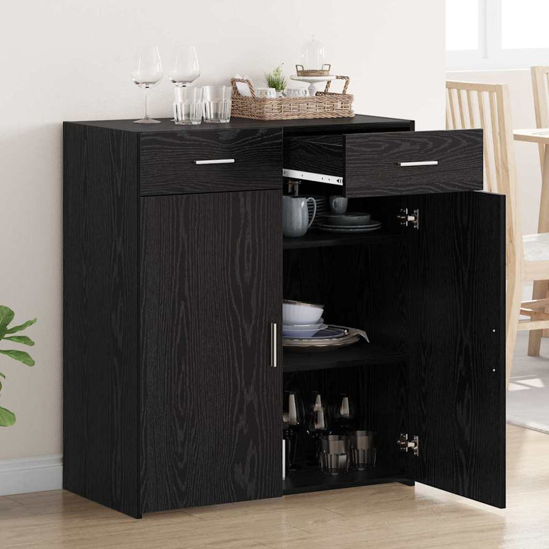Dulap de depozitare Stejar Negru 80 x 42.5 x 93 cm