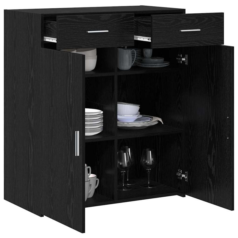 Dulap de depozitare Stejar Negru 80 x 42.5 x 93 cm