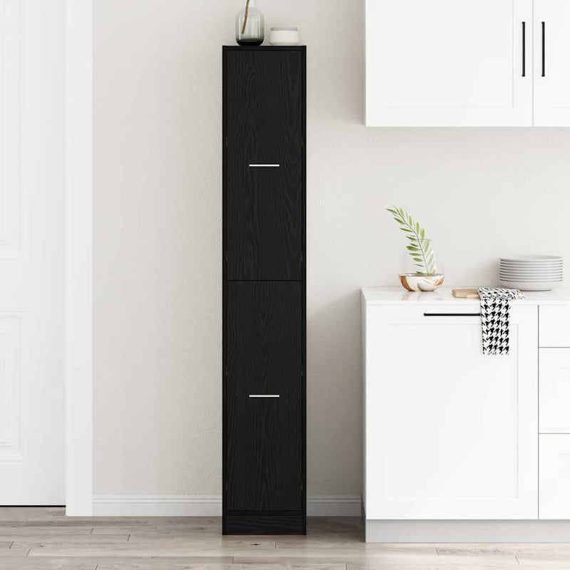 Dulap Apothecary Model Model 30 x 41 x 174,5 cm Stejar Negru