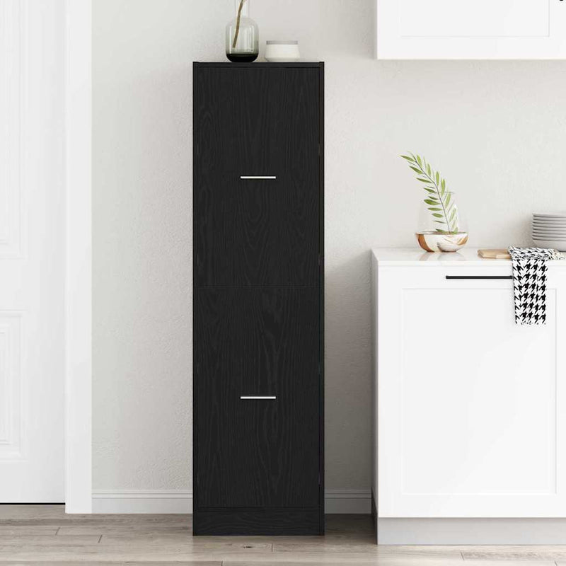 Dulap Apothecary Model Model 40 x 41 x 144,5 cm Stejar Negru