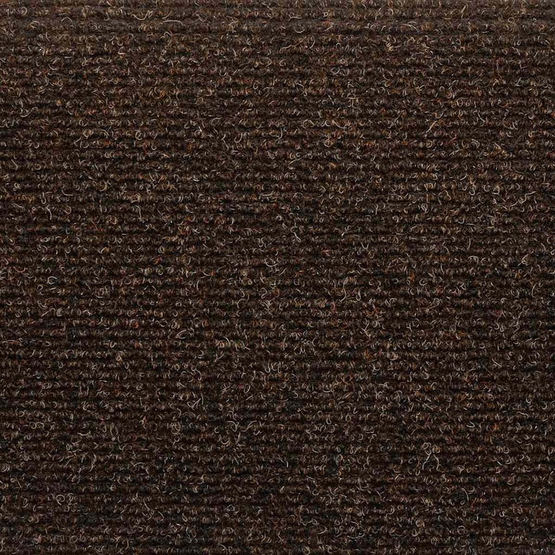 Covorașe autoadezive pentru scări, 20 buc., 65x21x4 cm, maro, semirotunde, mari