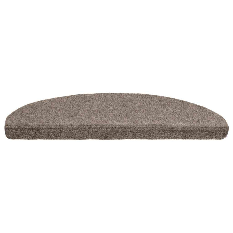 Covorașe autoadezive pentru scări, 20 buc., 65x21x4 cm, bej, semirotunde, mari