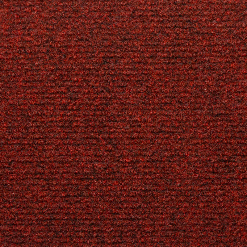 Covorașe pentru scări autoadezive, 30 buc., 65x21x4 cm, margini dreptunghiulare, roșu bordeaux