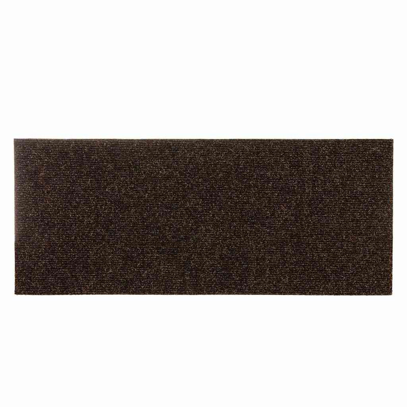 Covorașe scări autoadezive, 30 buc., 60x25 cm, maro, dreptunghiulare