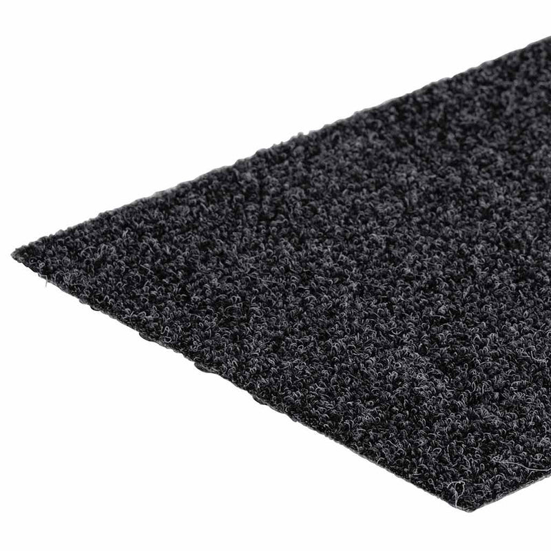 Covorașe scări autoadezive, 30 buc., 76x20 cm, gri închis, dreptunghiulare