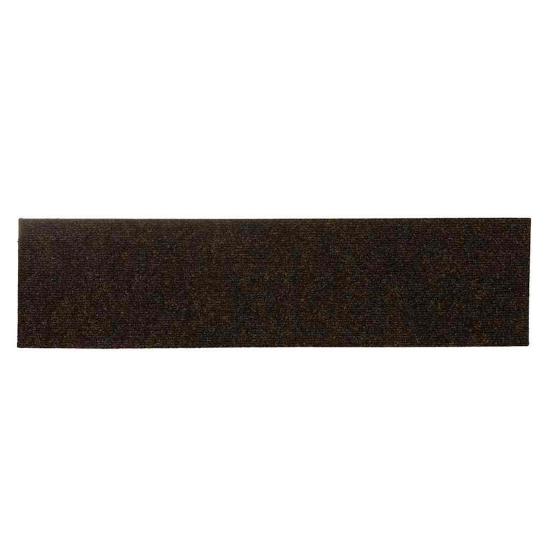 Covorașe scări autoadezive, 30 buc., 76x20 cm, maro, dreptunghiulare