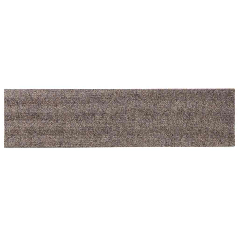 Covorașe autoadezive pentru scări, 30 buc., 76x20 cm, bej, dreptunghiulare