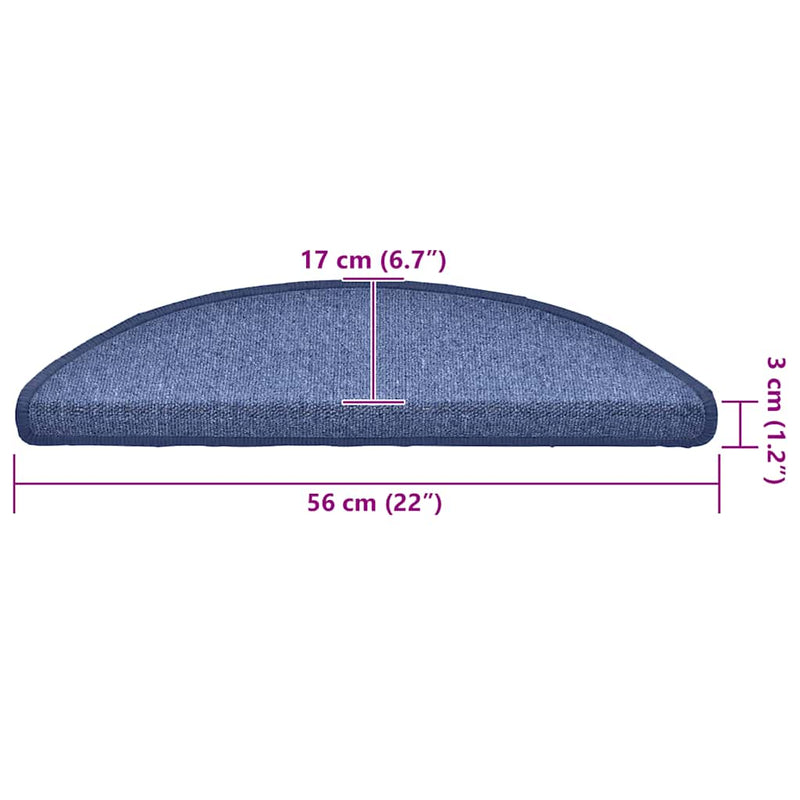 Mochete autocolante pentru scară 30 buc. 56 x 17 x 3 cm